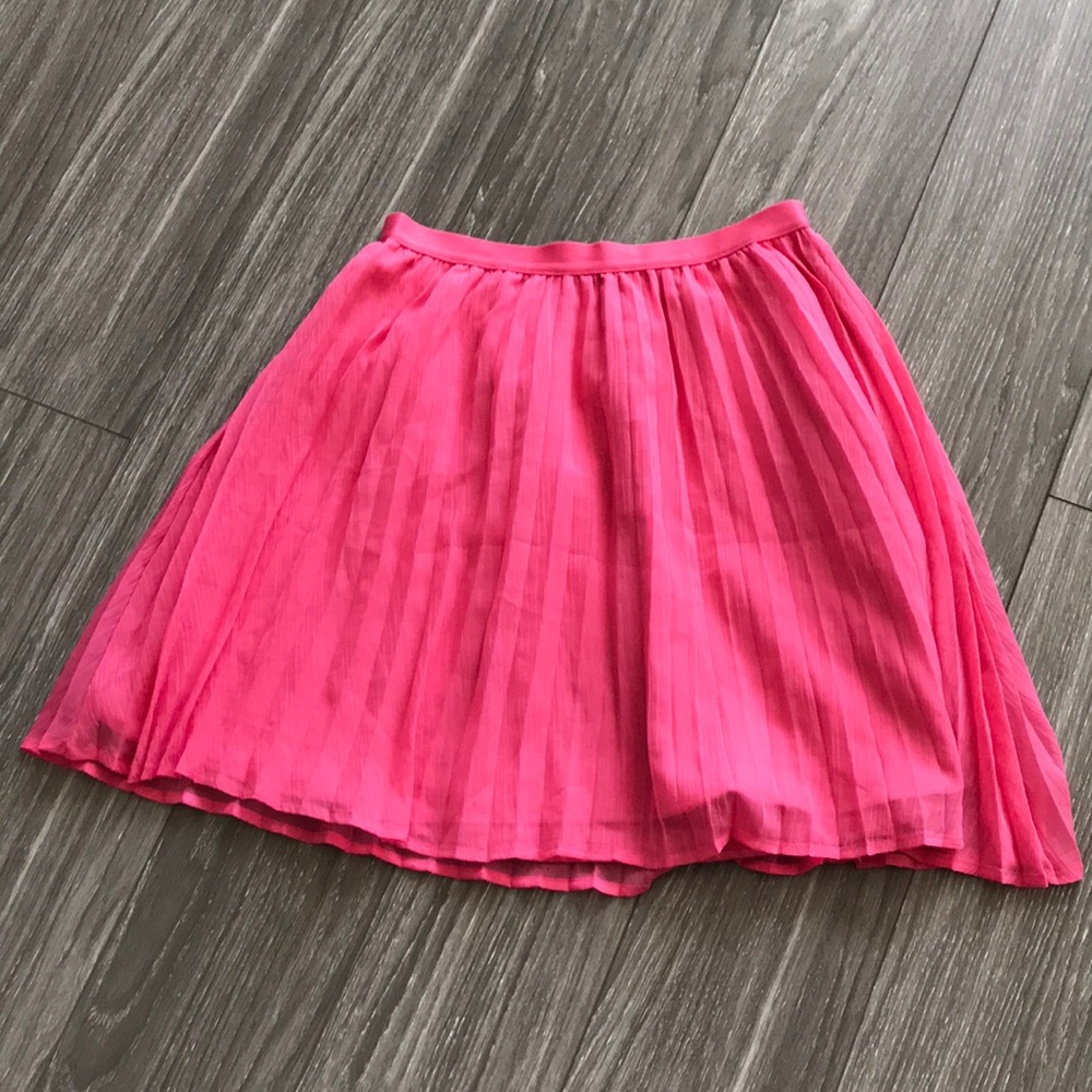 Plated pink skirt in XL Gap Kids = XS/S adults